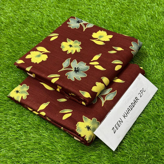 2 Piece Khaddar - Unstitched (Printed)