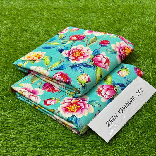 2 Piece Khaddar - Unstitched (Printed)