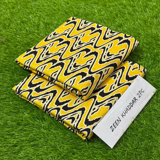 2 Piece Khaddar - Unstitched (Printed)