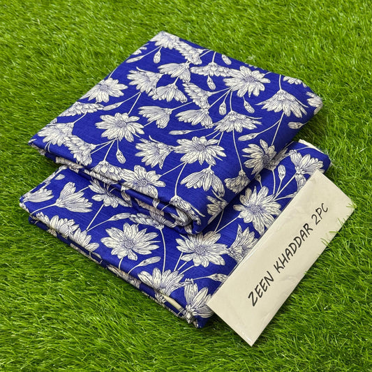 2 Piece Khaddar- Unstitched (Printed)