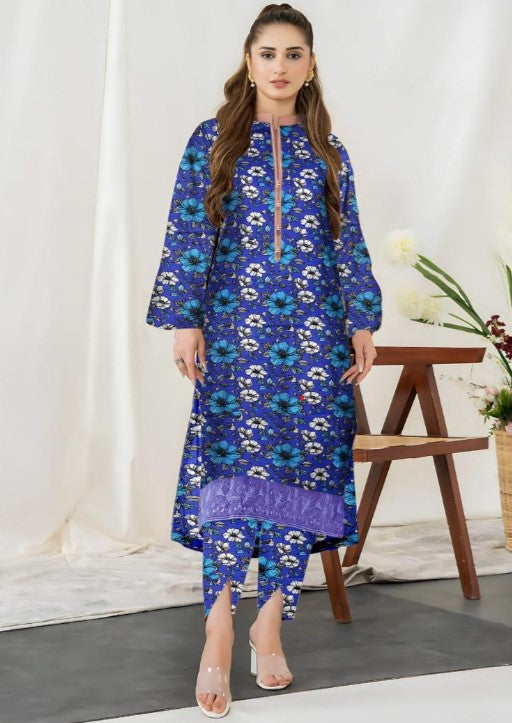 2 Piece Khaddar - Unstitched (Printed)