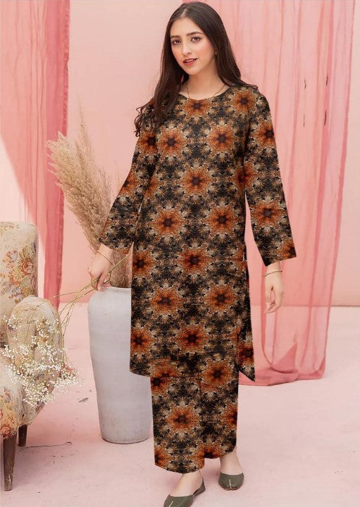2 Piece Khaddar  - Unstitched (Printed)