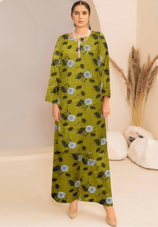 2 Piece Khaddar  - Unstitched (Printed)