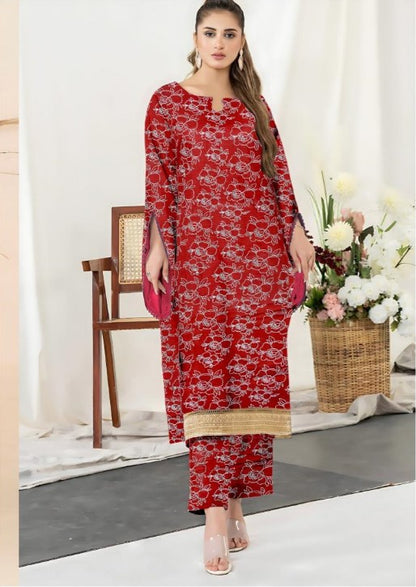 2 Piece Khaddar - Unstitched (Printed)