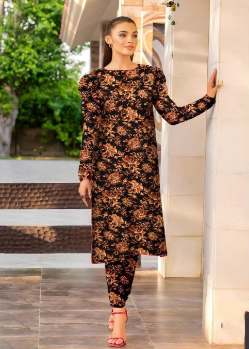 2 Piece Khaddar  - Unstitched (Printed)
