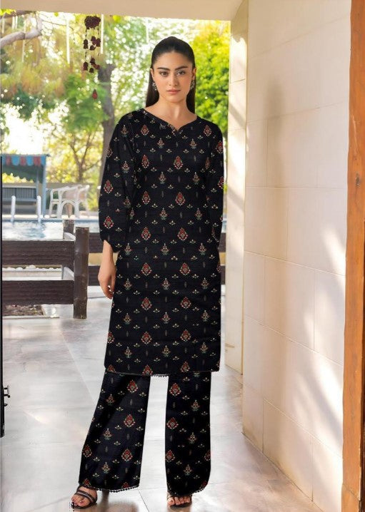 2 Piece Khaddar - Unstitched (Printed)