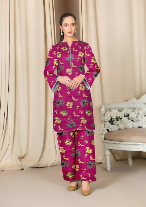 2 Piece Khaddar- Unstitched (Printed)