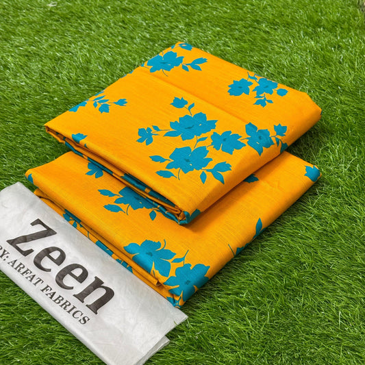 2 Piece Khaddar - Unstitched (Printed)