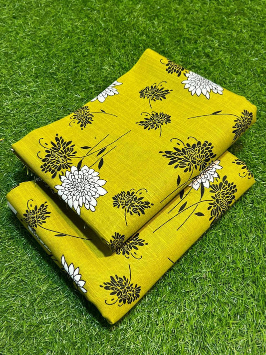 2 Piece Khaddar  - Unstitched (Printed)