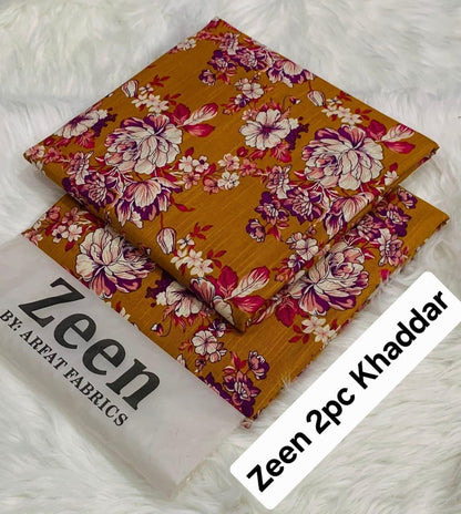 2 Piece Khaddar - Unstitched (Printed)