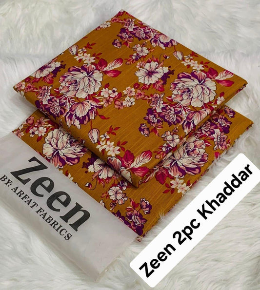 2 Piece Khaddar - Unstitched (Printed)